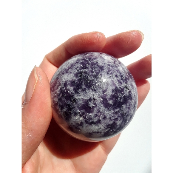 Lepidolite Sphere - Picture 1 of 5